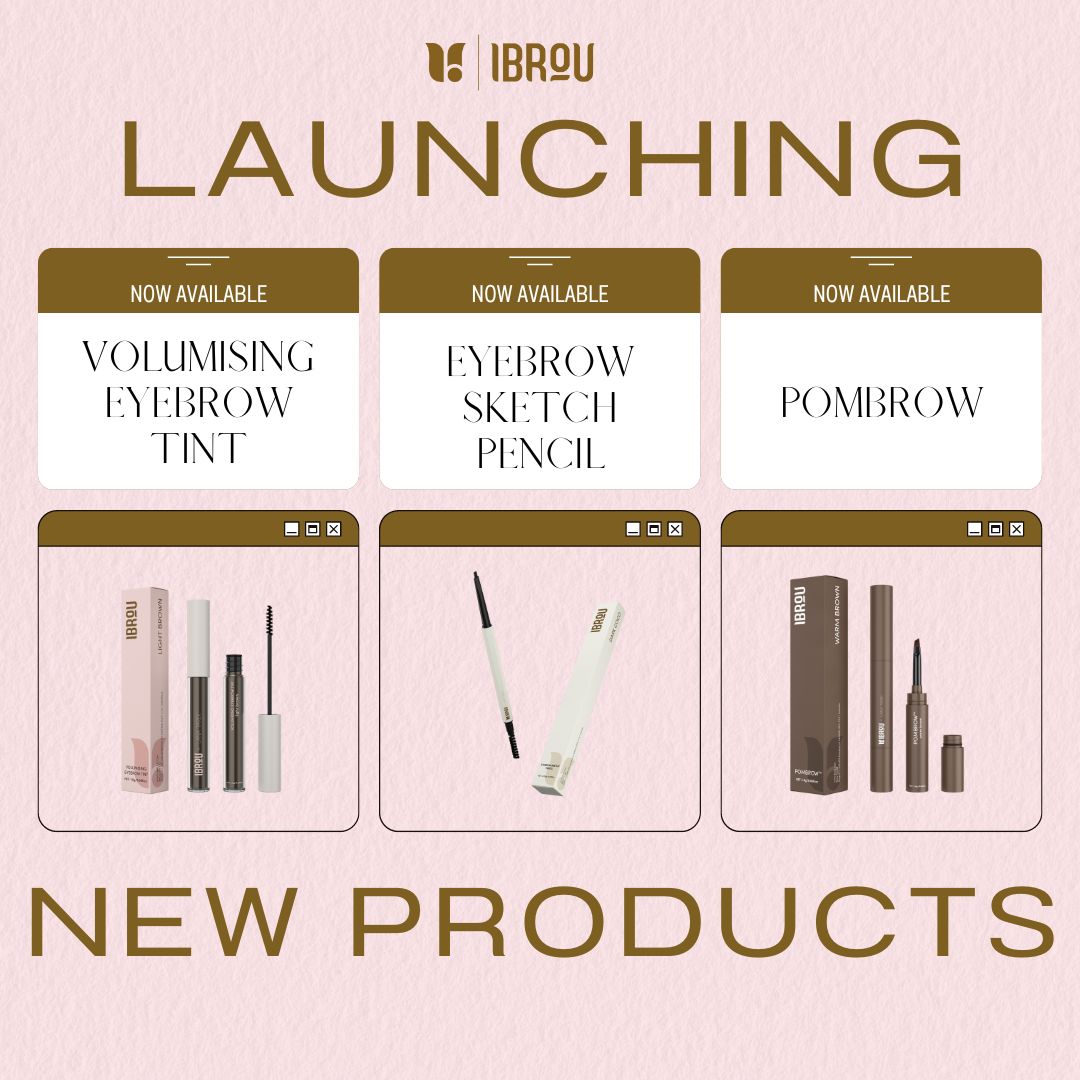 Unveiling Ibrou's Brow Transformation Trio: Eyebrow Sketch Pencil, PomBrow, and Volumising Eyebrow Tint